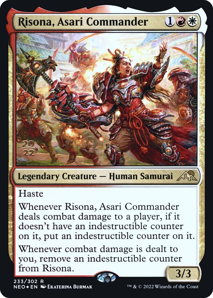 Image for Risona, Asari Commander (233) (PRE) - Magic: The Gathering