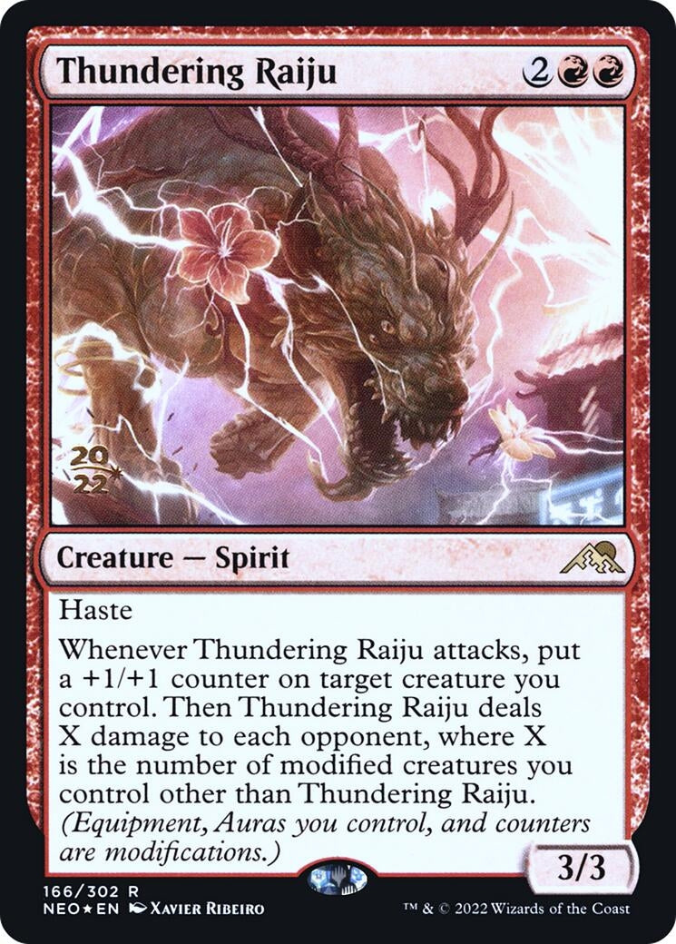 Image for Thundering Raiju (166) (PRE) - Magic: The Gathering