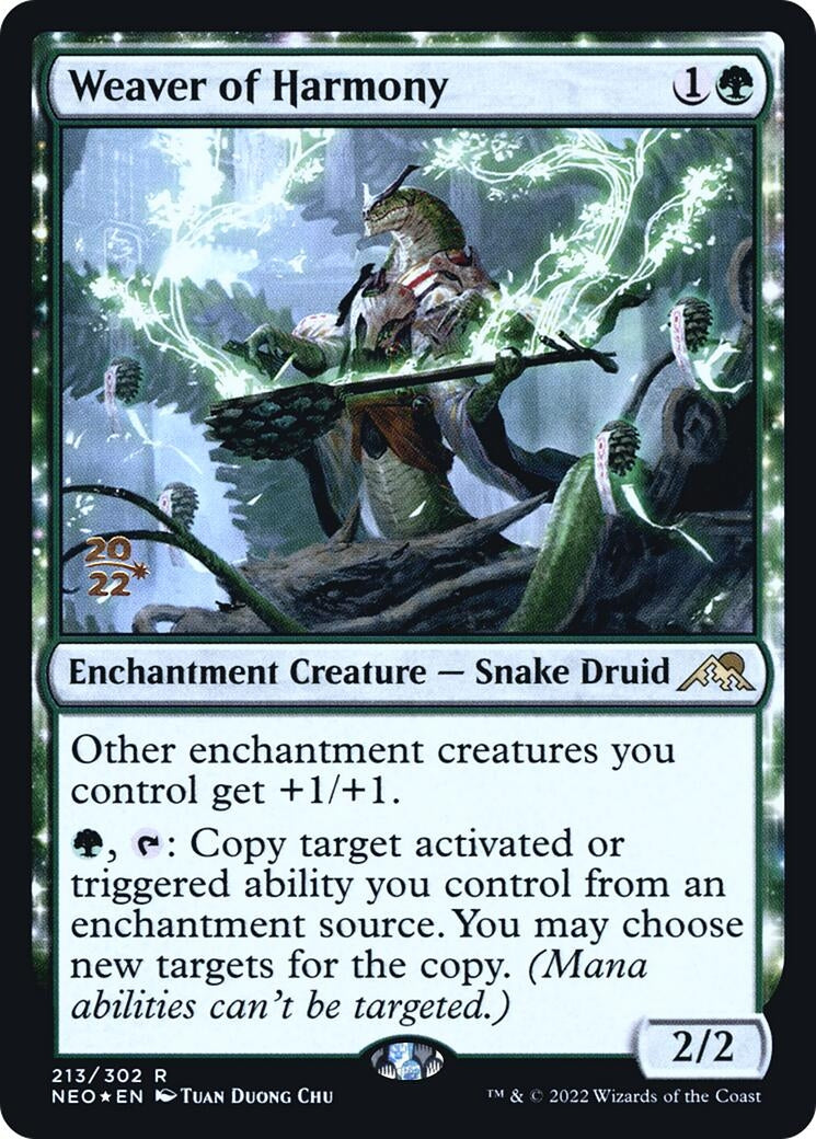 Image for Weaver of Harmony (213) (PRE) - Magic: The Gathering