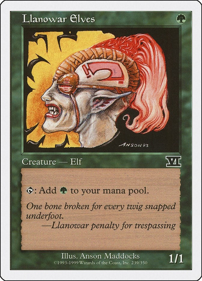 Image for Llanowar Elves (239) (6ED) - Magic: The Gathering