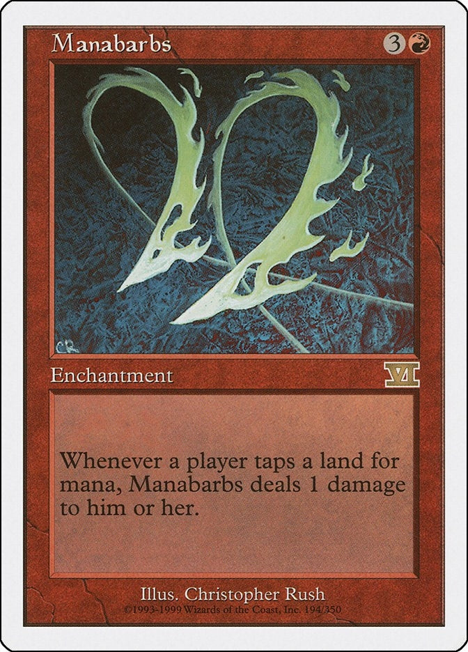 Image for Manabarbs (194) (6ED) - Magic: The Gathering