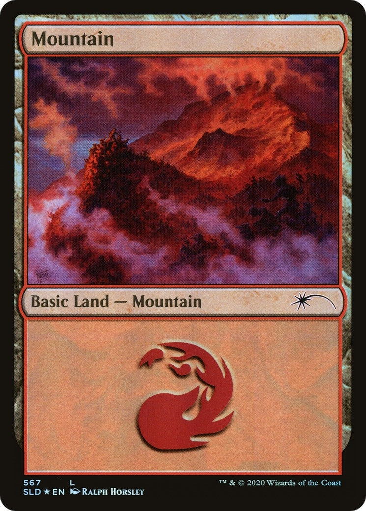 Image for Mountain (567) (567) (SLD) - Magic: The Gathering