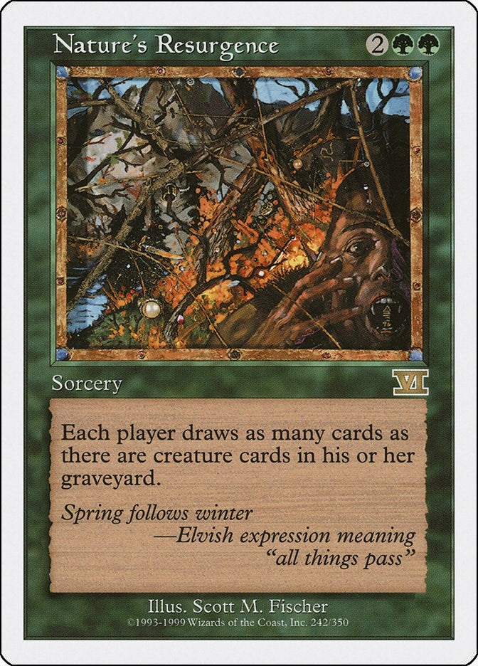 Image for Nature's Resurgence (242) (6ED) - Magic: The Gathering
