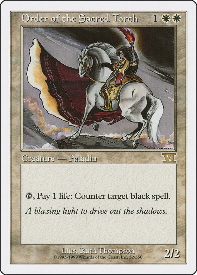 Image for Order of the Sacred Torch (32) (6ED) - Magic: The Gathering