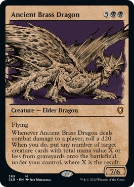 Ancient Brass Dragon (Showcase) (389) (CLB)