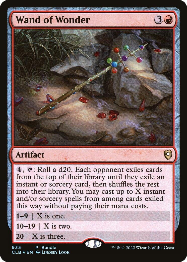 Image for Wand of Wonder (CLB Bundle) (935) (UMP) - Magic: The Gathering