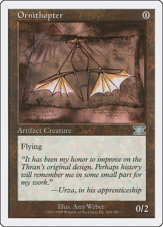 Image for Ornithopter (304) (6ED) - Magic: The Gathering