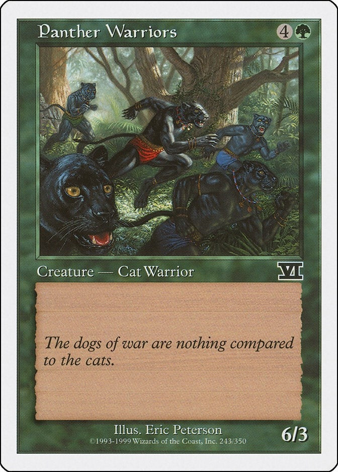 Image for Panther Warriors (243) (6ED) - Magic: The Gathering