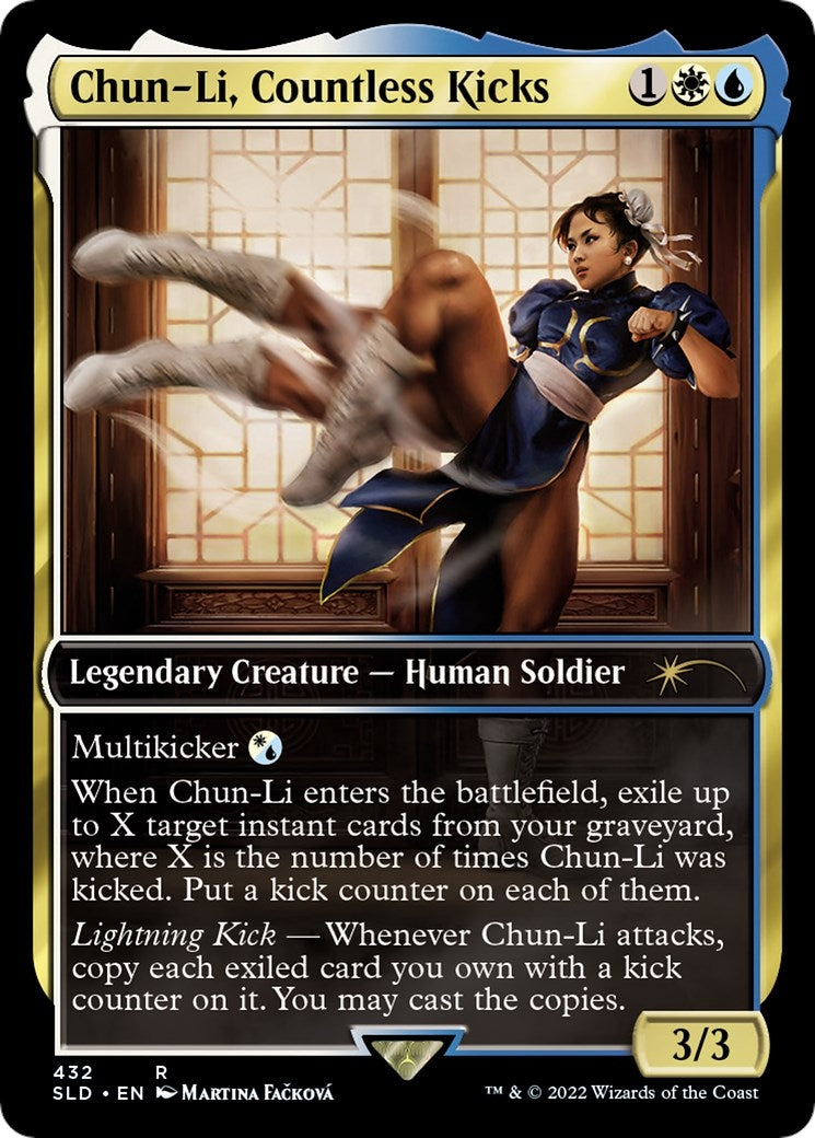 Image for Chun-Li, Countless Kicks (432) (SLD) - Magic: The Gathering