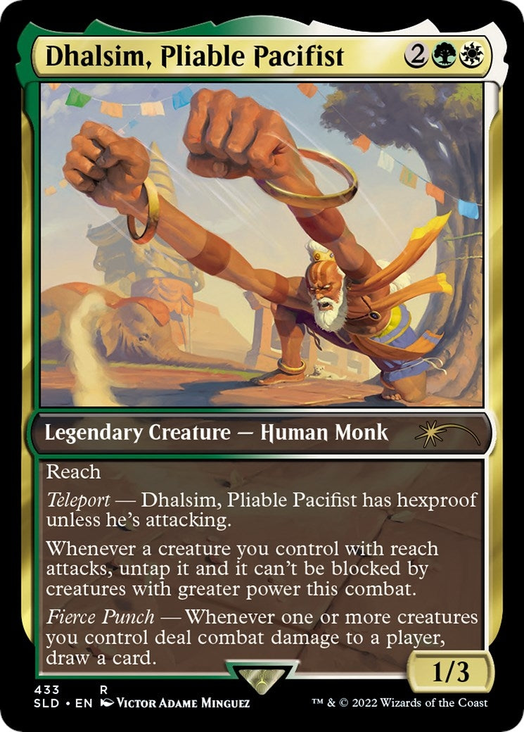 Image for Dhalsim, Pliable Pacifist (433) (SLD) - Magic: The Gathering