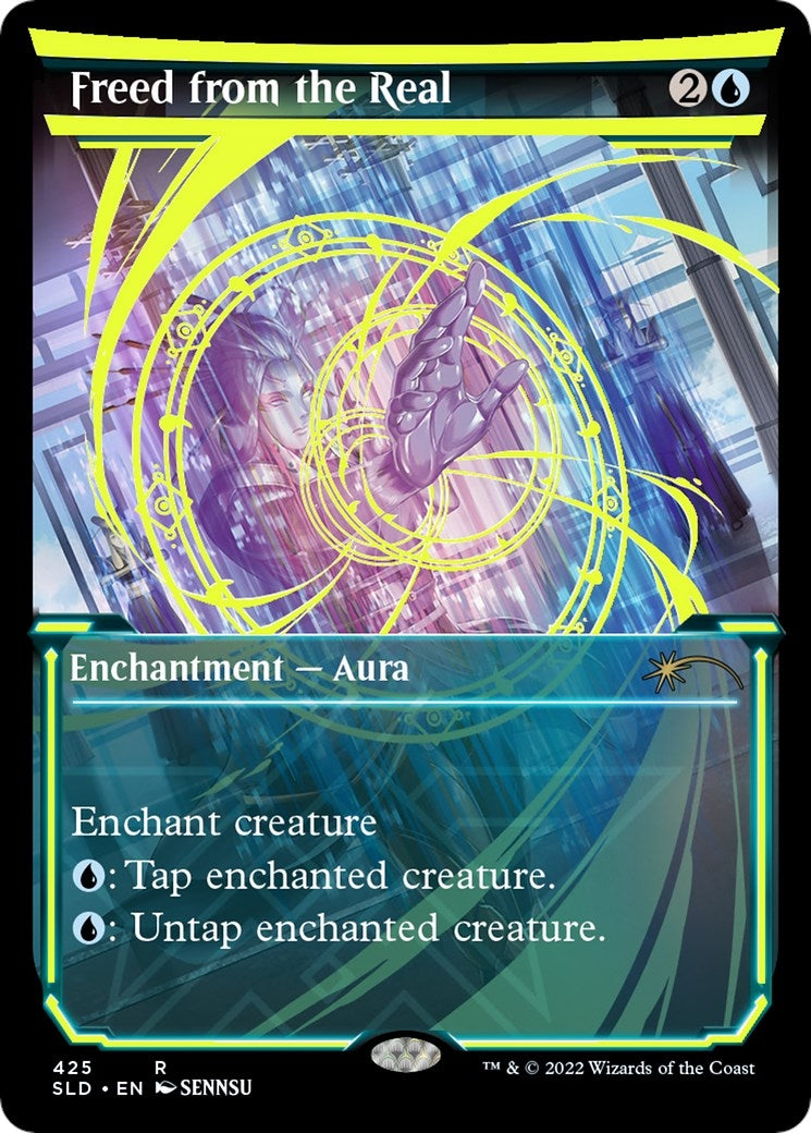 Image for Freed from the Real (Neon Yellow) (425) (SLD) - Magic: The Gathering