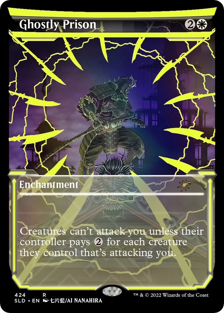 Image for Ghostly Prison (Neon Yellow) (424) (SLD) - Magic: The Gathering