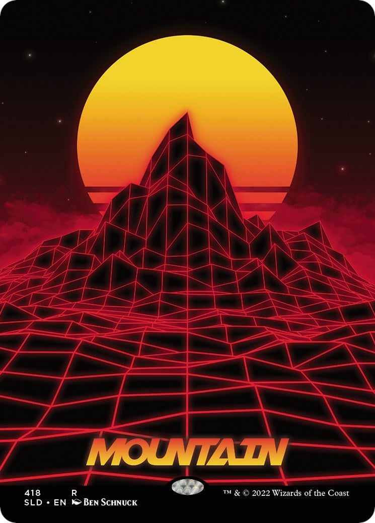 Image for Mountain (418) (418) (SLD) - Magic: The Gathering