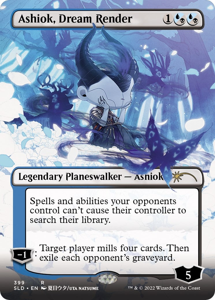 Image for Ashiok, Dream Render (Borderless) (399) (SLD) - Magic: The Gathering