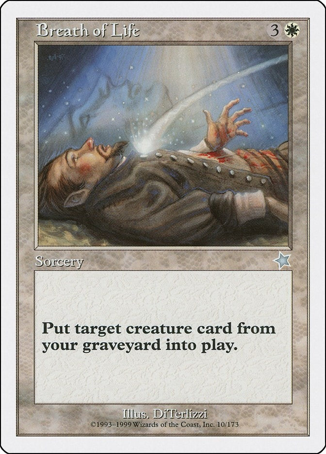 Image for Breath of Life (10) (S99) - Magic: The Gathering