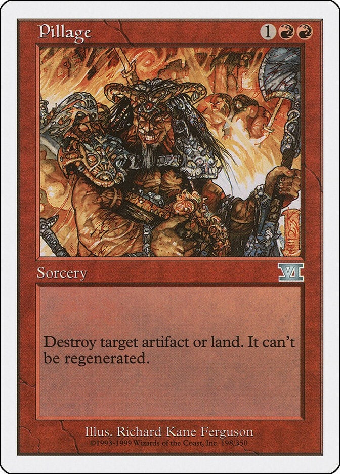 Image for Pillage (198) (6ED) - Magic: The Gathering
