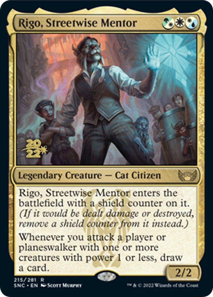 Image for Rigo, Streetwise Mentor (215) (PRE) - Magic: The Gathering