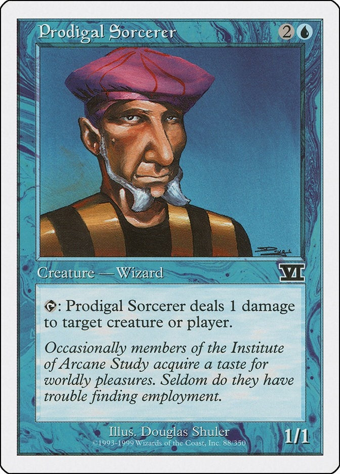 Image for Prodigal Sorcerer (88) (6ED) - Magic: The Gathering