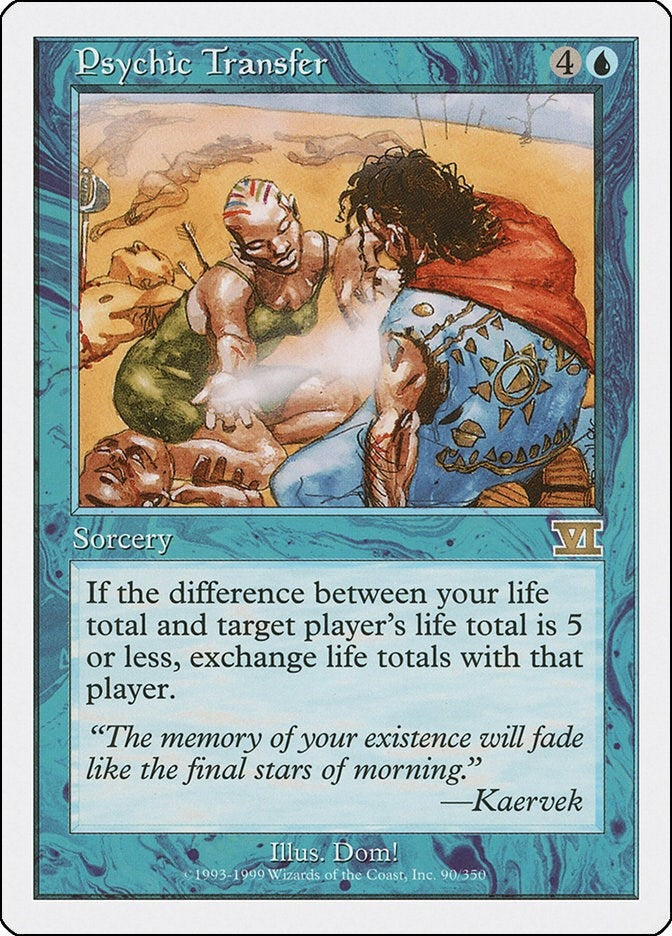 Image for Psychic Transfer (90) (6ED) - Magic: The Gathering