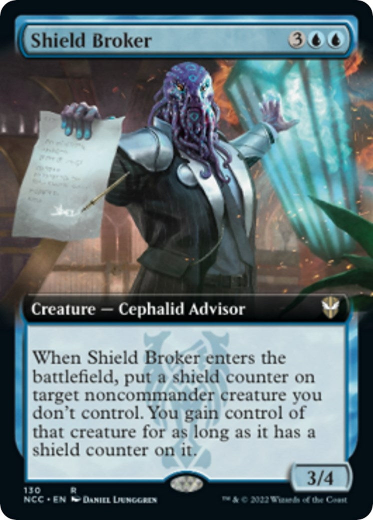Shield Broker (Extended Art) (130) (NCC)