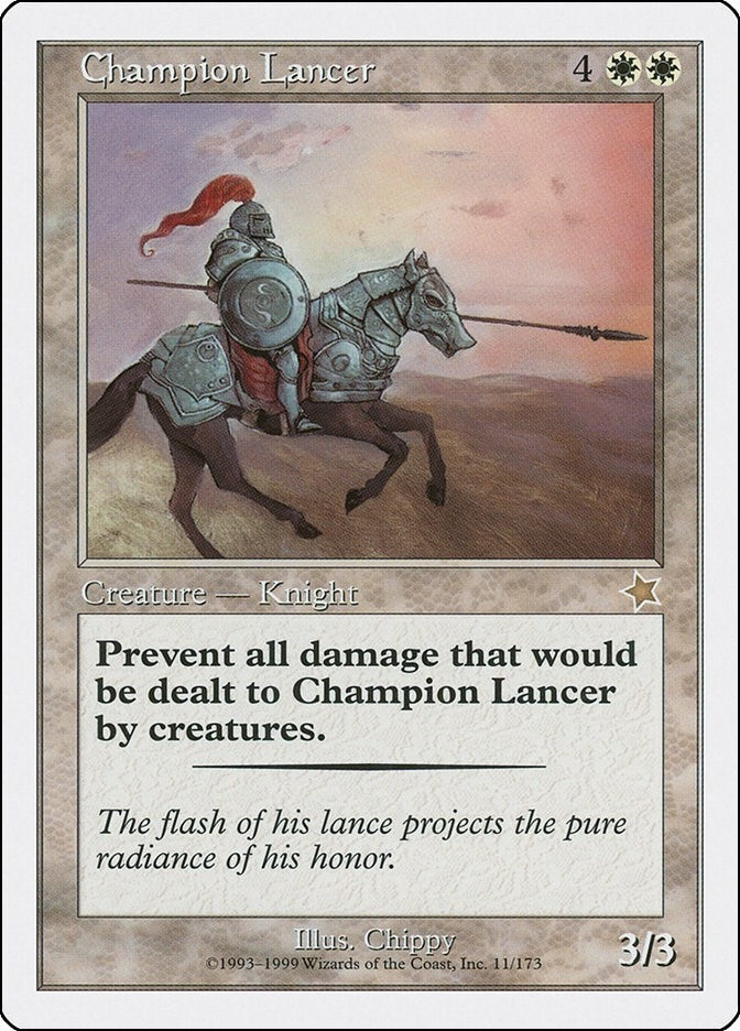 Image for Champion Lancer (11) (S99) - Magic: The Gathering