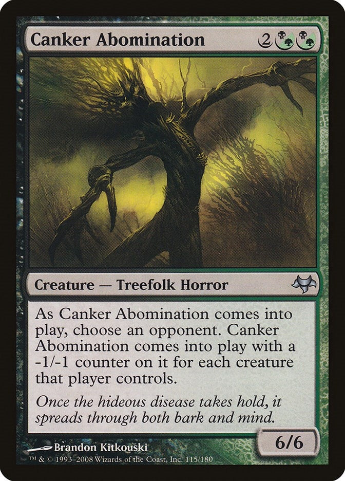 Image for Canker Abomination (115) (EVE) - Magic: The Gathering