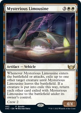 Image for Mysterious Limousine (SNC Bundle) (462) (UMP) - Magic: The Gathering