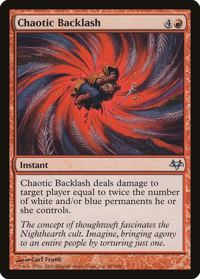 Image for Chaotic Backlash (49) (EVE) - Magic: The Gathering