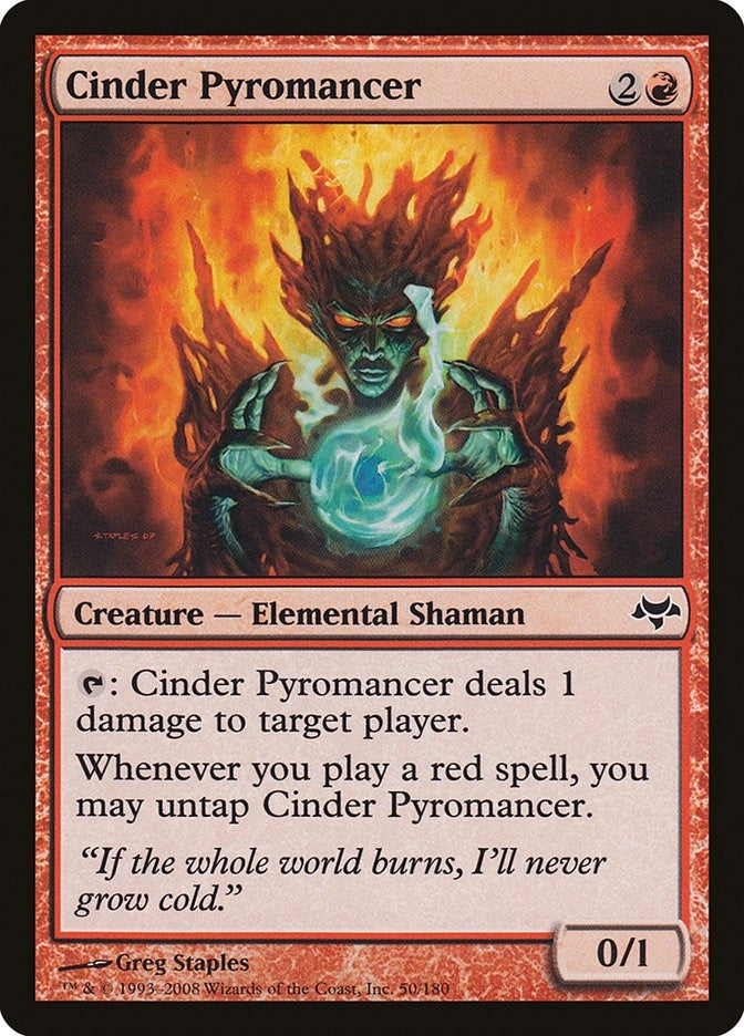 Image for Cinder Pyromancer (50) (EVE) - Magic: The Gathering