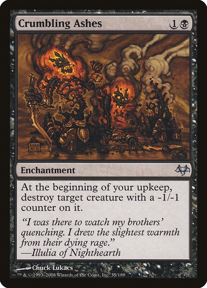 Image for Crumbling Ashes (35) (EVE) - Magic: The Gathering