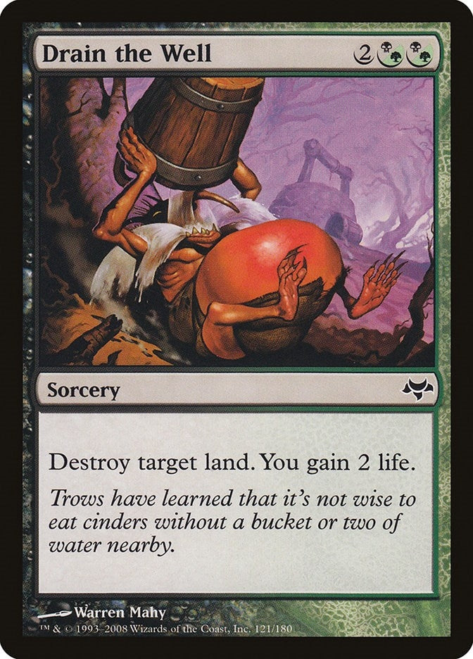 Image for Drain the Well (121) (EVE) - Magic: The Gathering
