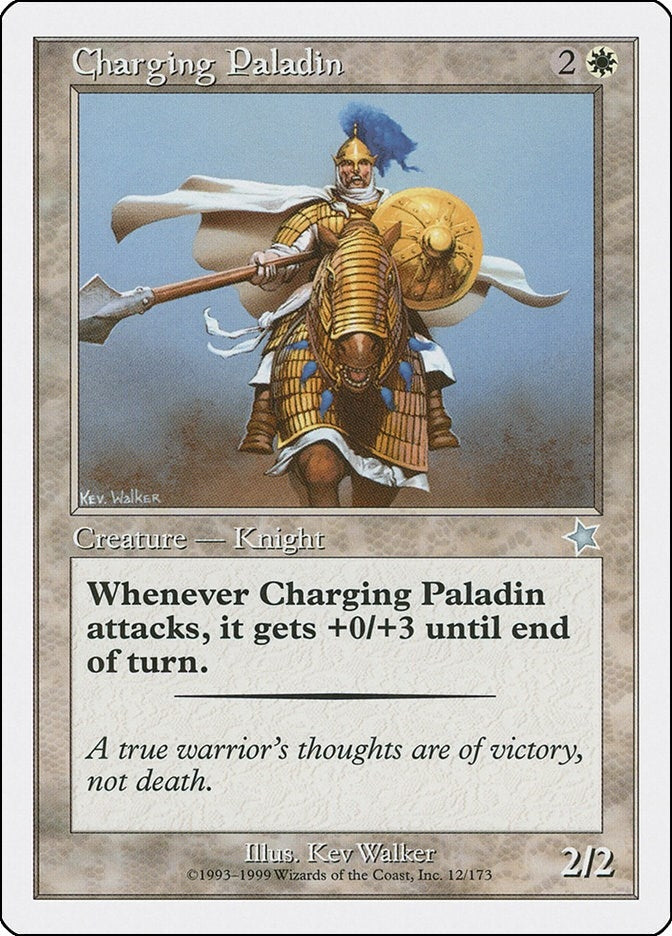 Image for Charging Paladin (12) (S99) - Magic: The Gathering