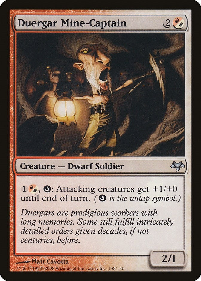 Image for Duergar Mine-Captain (138) (EVE) - Magic: The Gathering