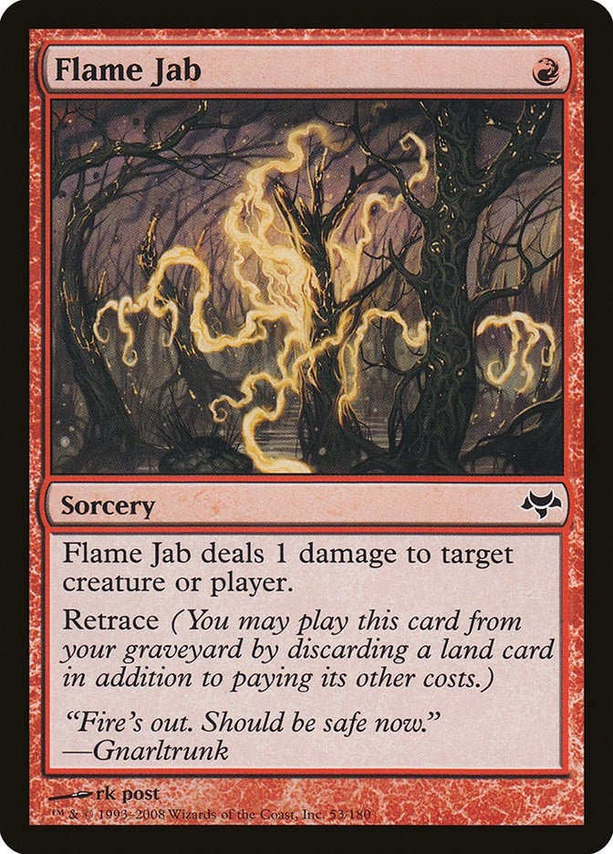 Image for Flame Jab (53) (EVE) - Magic: The Gathering