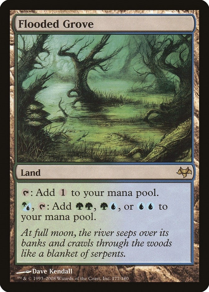 Image for Flooded Grove (177) (EVE) - Magic: The Gathering