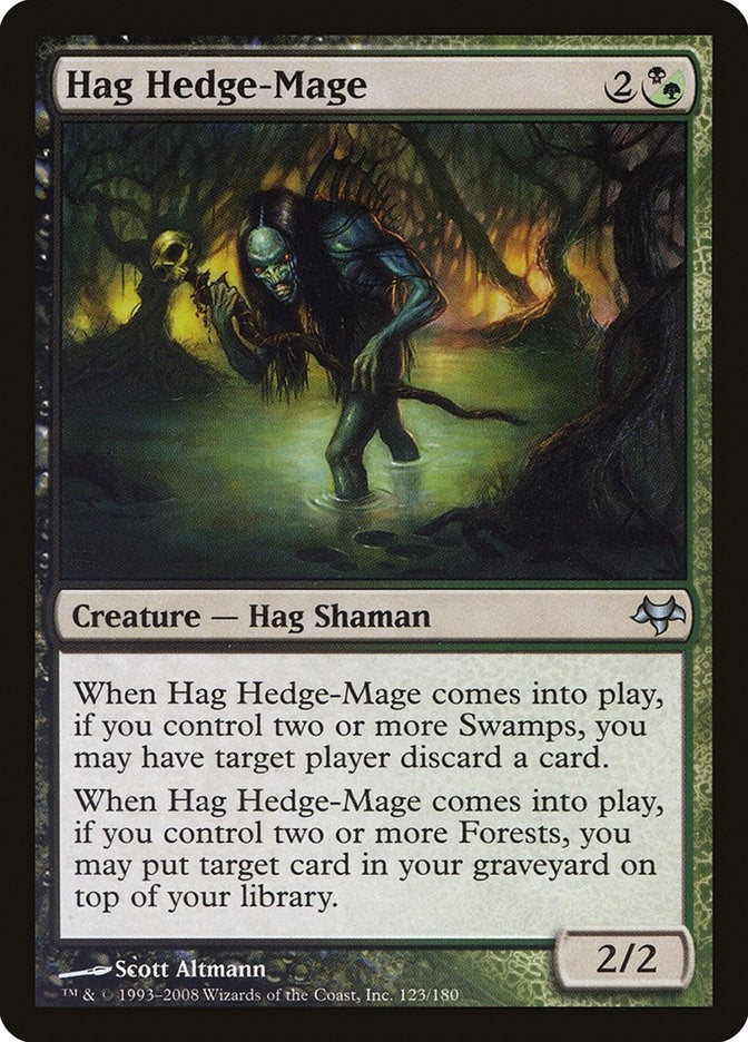 Image for Hag Hedge-Mage (123) (EVE) - Magic: The Gathering