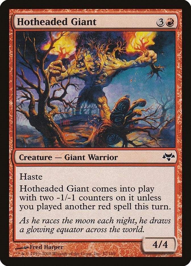 Image for Hotheaded Giant (57) (EVE) - Magic: The Gathering
