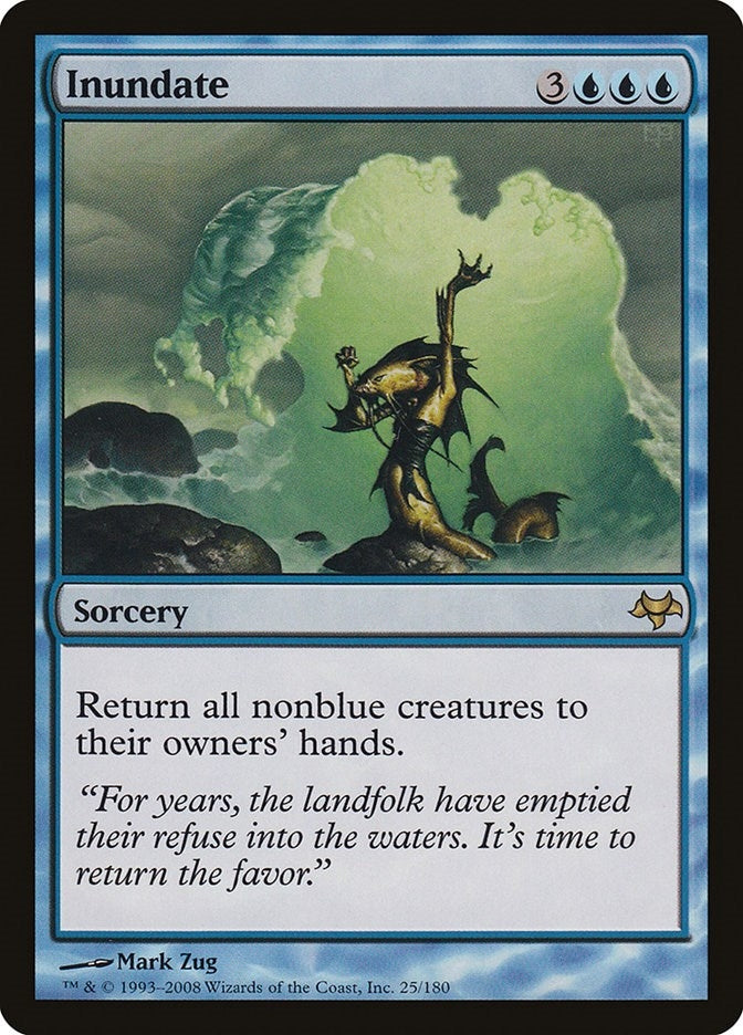 Image for Inundate (25) (EVE) - Magic: The Gathering