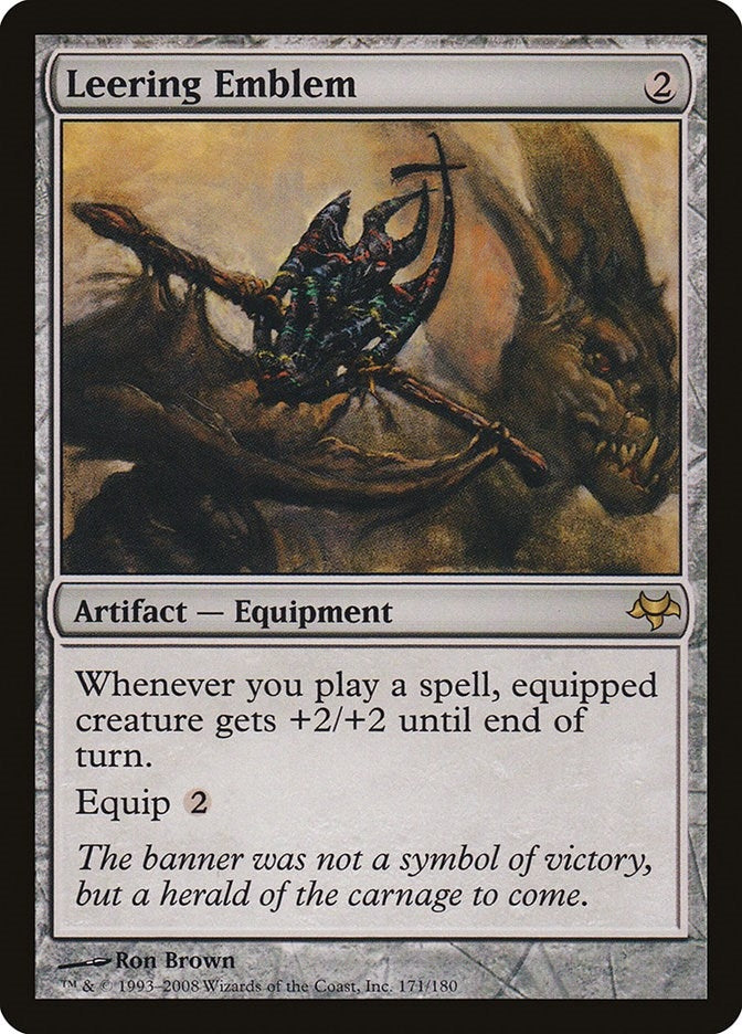 Image for Leering Emblem (171) (EVE) - Magic: The Gathering