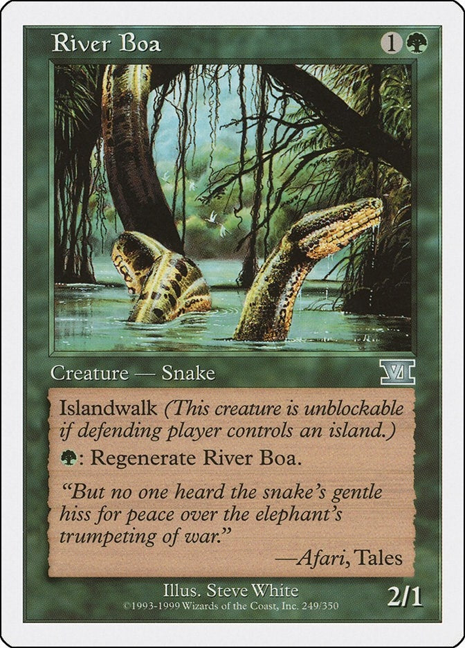 Image for River Boa (249) (6ED) - Magic: The Gathering