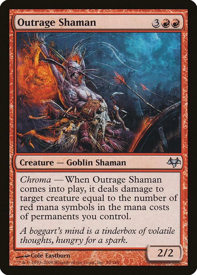 Image for Outrage Shaman (59) (EVE) - Magic: The Gathering
