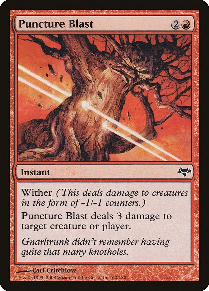 Image for Puncture Blast (60) (EVE) - Magic: The Gathering