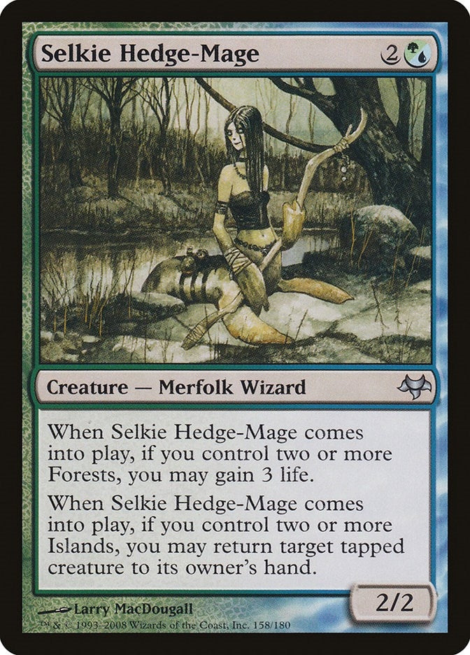 Image for Selkie Hedge-Mage (158) (EVE) - Magic: The Gathering