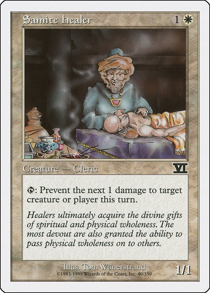 Image for Samite Healer (40) (6ED) - Magic: The Gathering