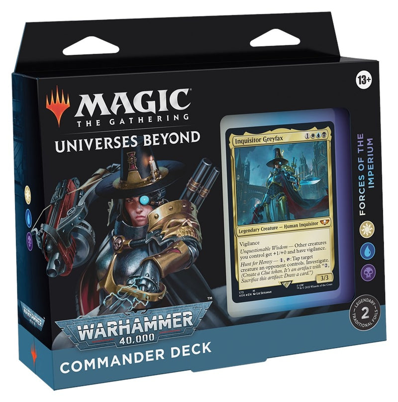 Image for Universes Beyond: Warhammer 40,000 - Forces of the Imperium Commander Deck - Magic: The Gathering