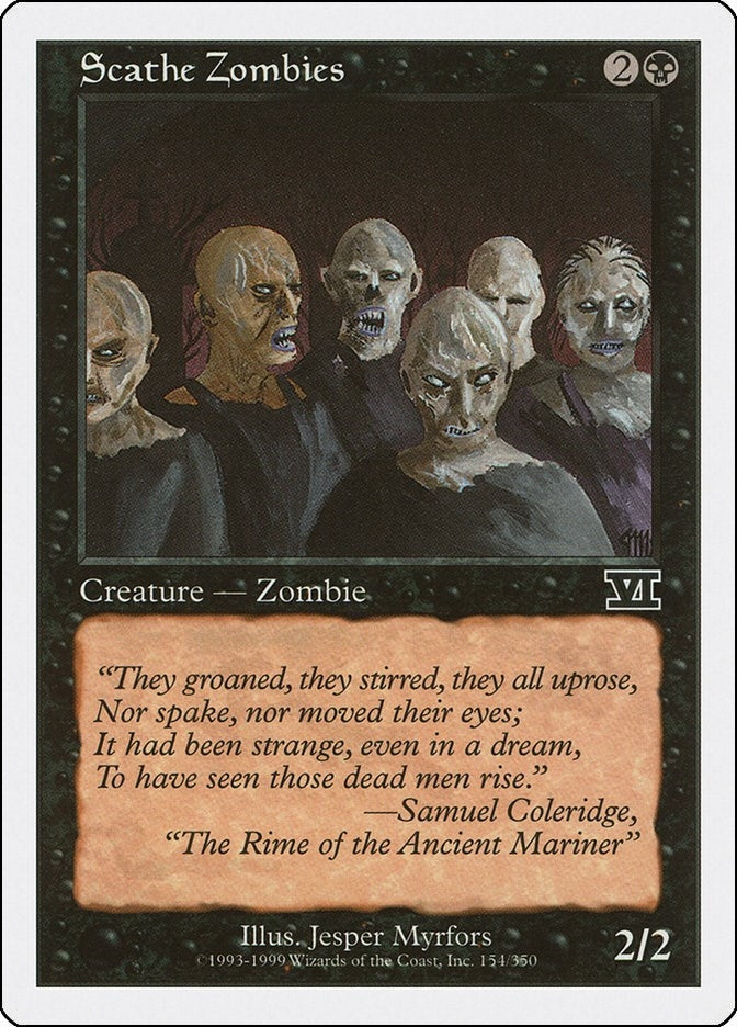 Image for Scathe Zombies (154) (6ED) - Magic: The Gathering