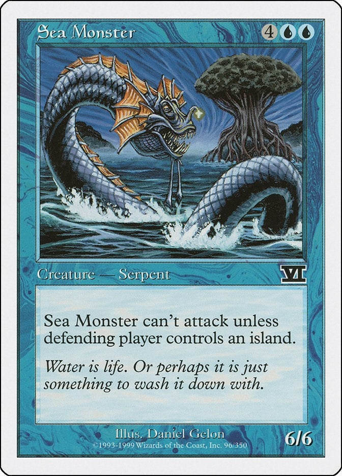 Image for Sea Monster (96) (6ED) - Magic: The Gathering