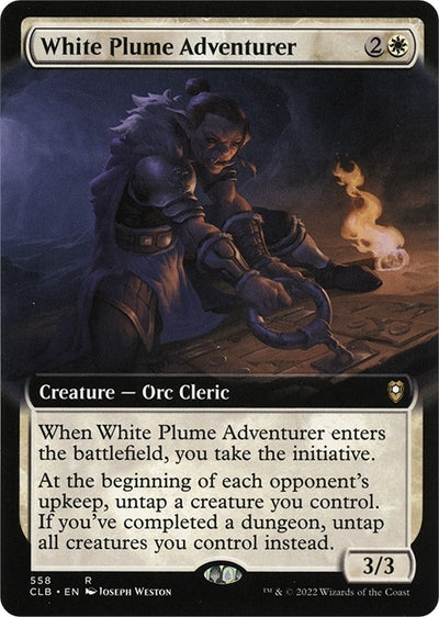 White Plume Adventurer (Extended Art) (558) (CLB)