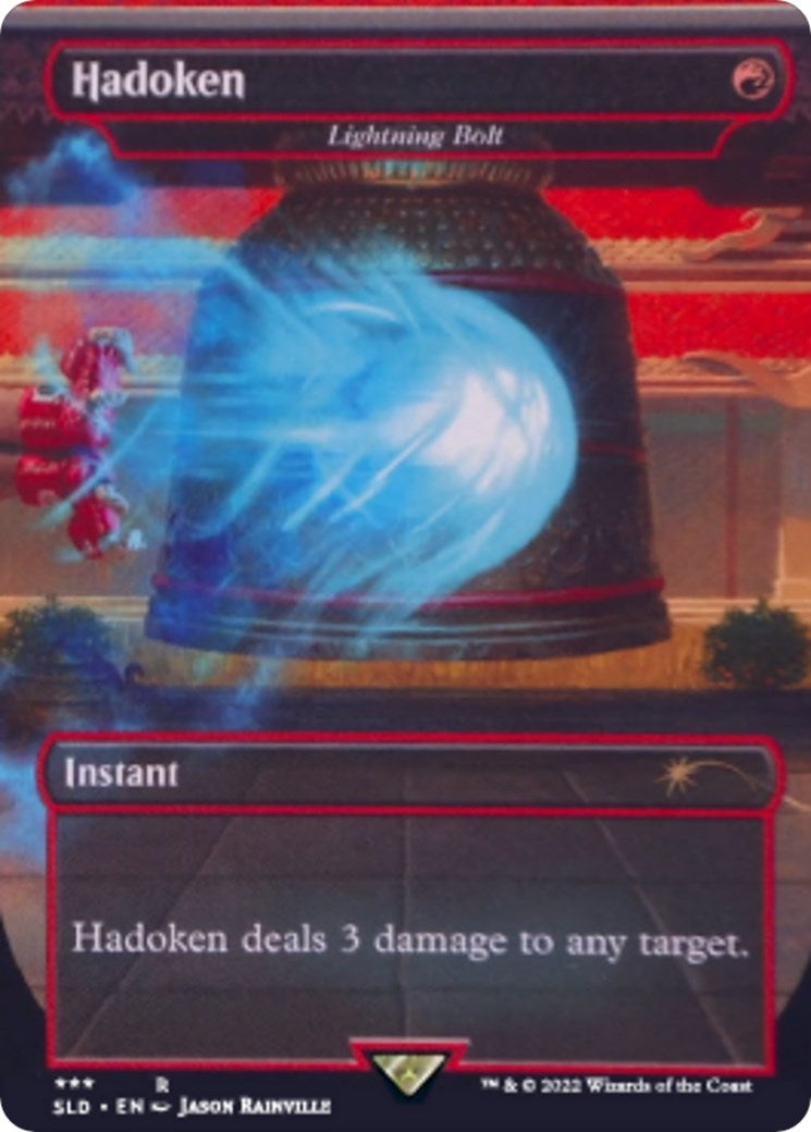 Image for Hadoken - Lightning Bolt (675) (SLD) - Magic: The Gathering
