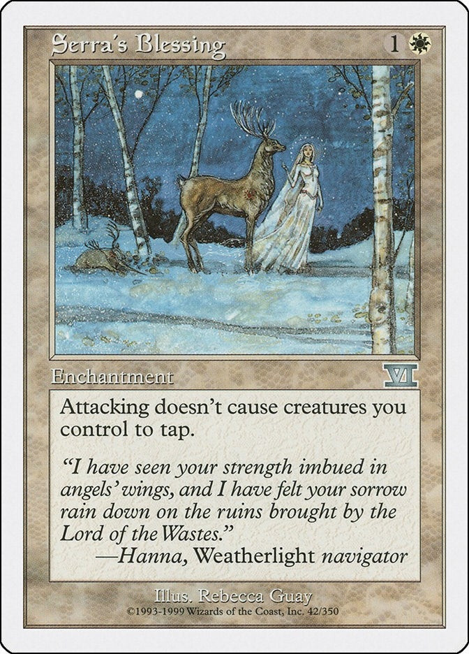 Image for Serra's Blessing (42) (6ED) - Magic: The Gathering